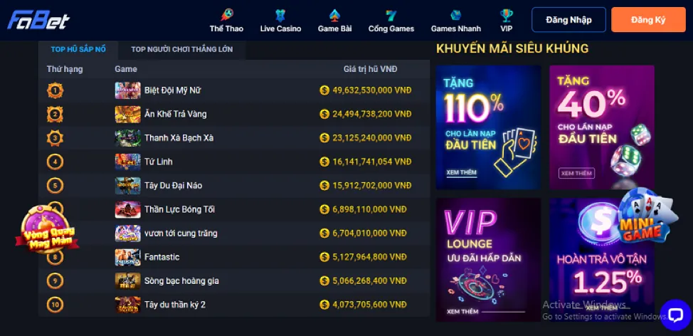 Các trò chơi máy đánh bạc đa dạng tại bet678 link vào